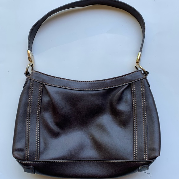 COPY - Cute Brown Leather Liz Claiborne Bag - Picture 2 of 9
